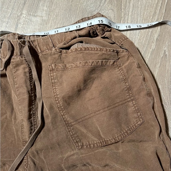 Anthropologie Pilcro Linen Blend Brown Pants- Large‎ - Picture 6 of 9
